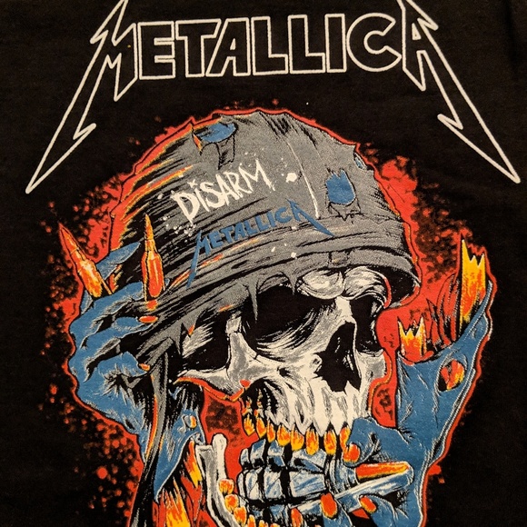 New Kids Metallica Disarm skull unisex t-shirt - Picture 2 of 2